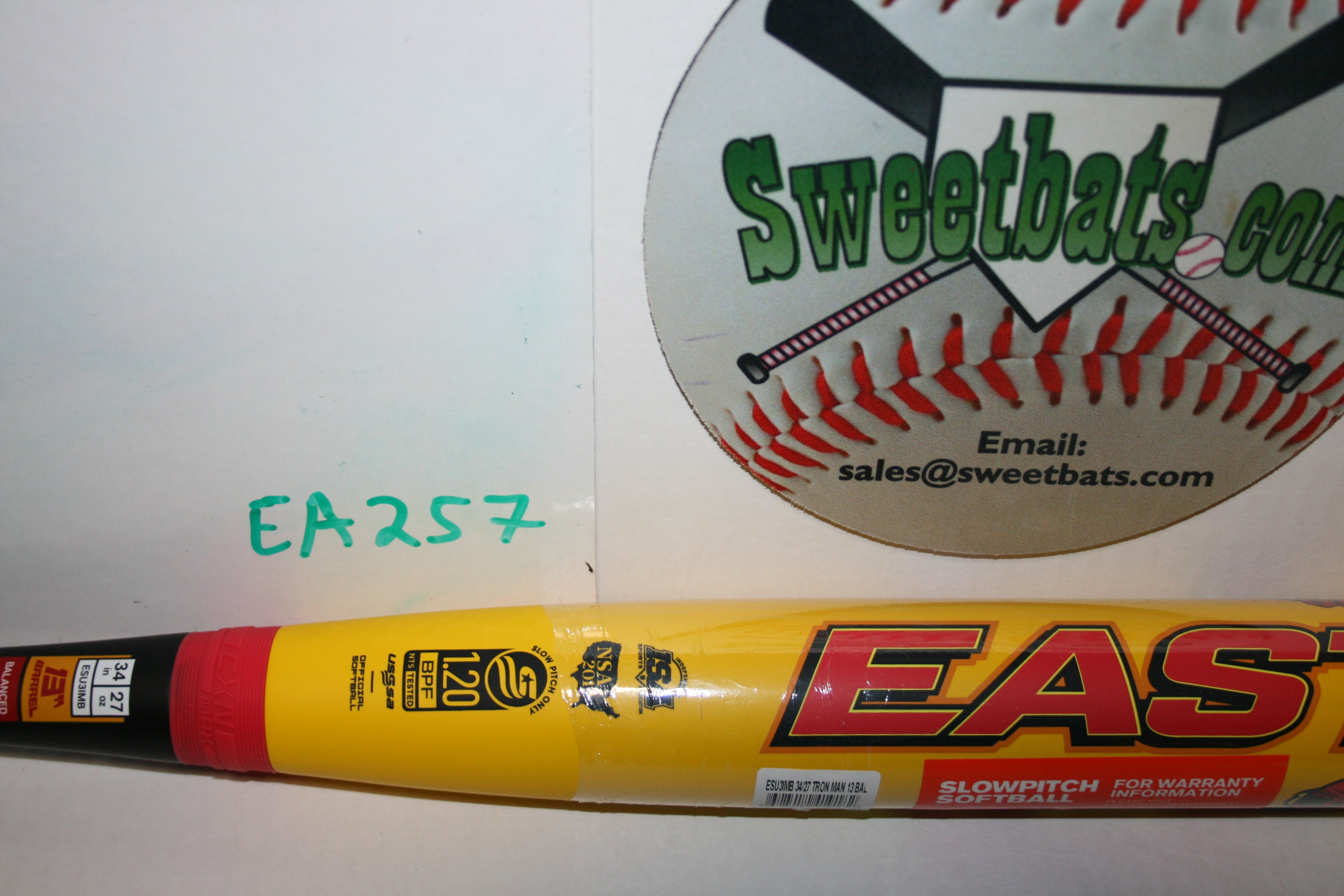 Only 1,000 made! 2023 Easton Iron Man USSSA 240 NSA  Balanced Softball Bat Slowpitch 34