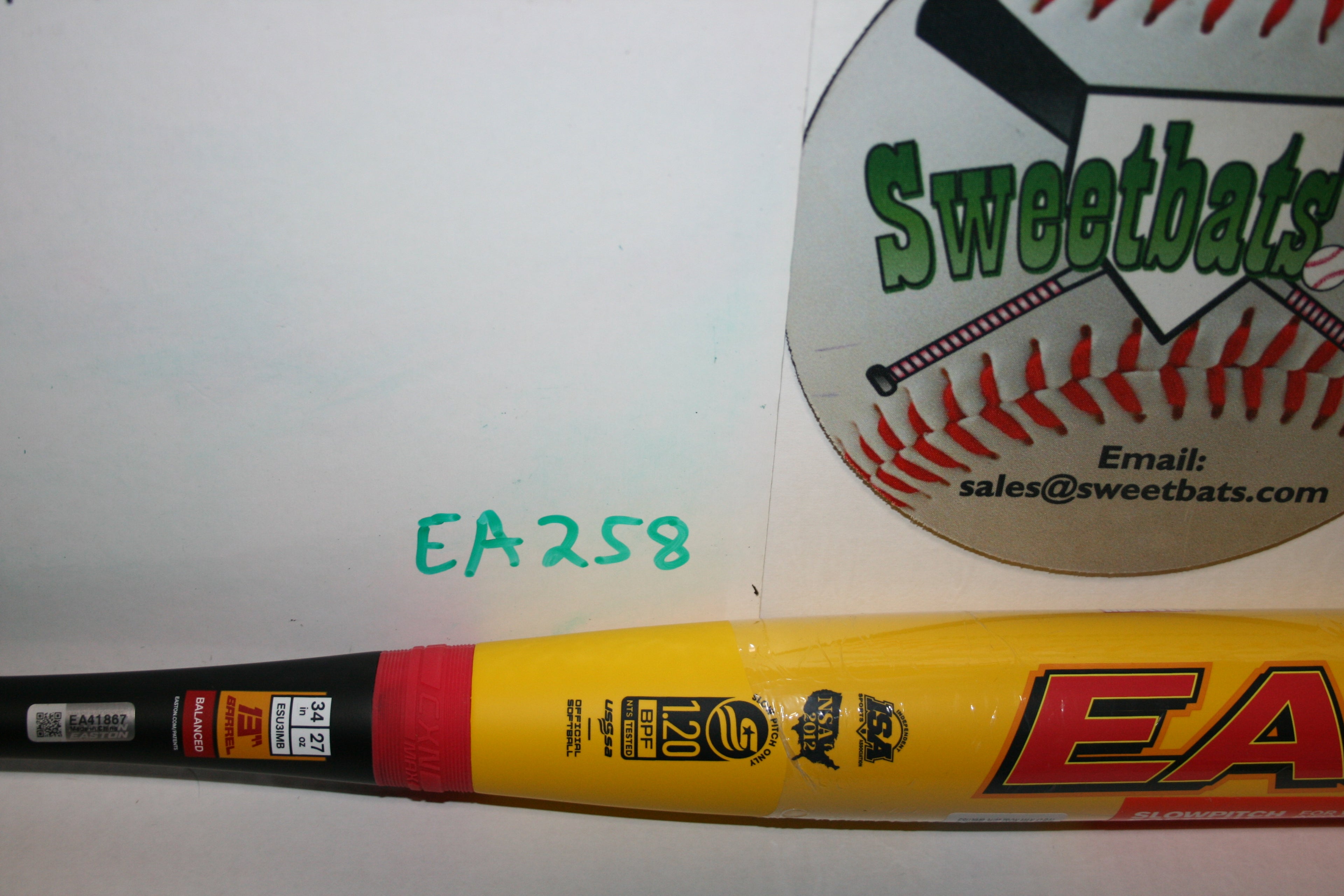 Only 1,000 made! 2023 Easton Iron Man USSSA 240 NSA  Balanced Softball Bat Slowpitch 34