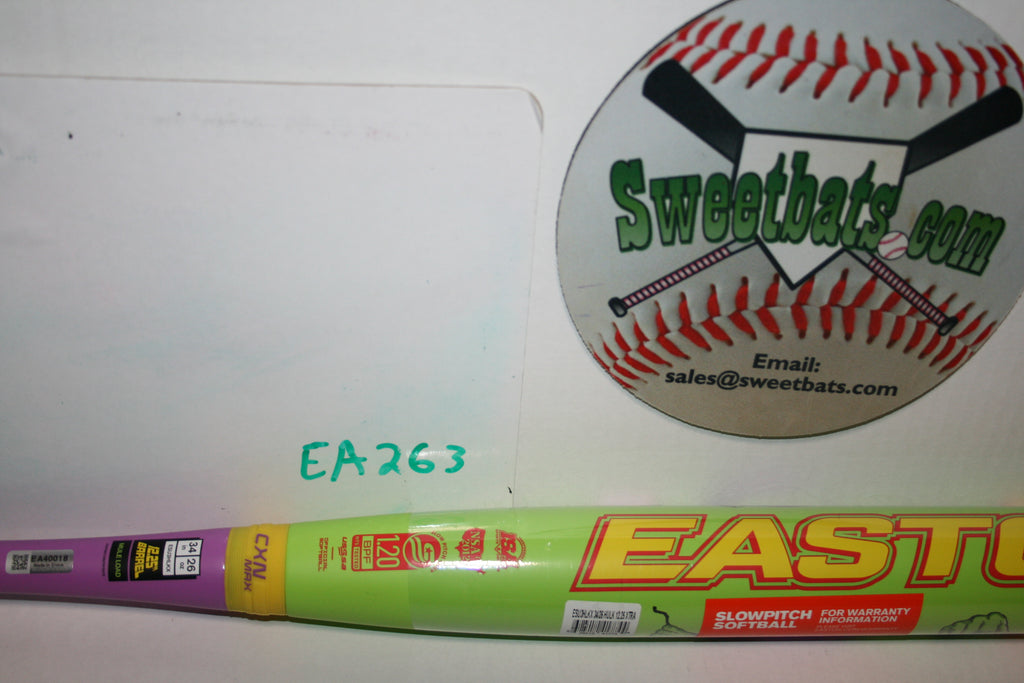 Only 1,000 made! Easton Marvel Incredible HULK Mule Load Slow Softball Bat