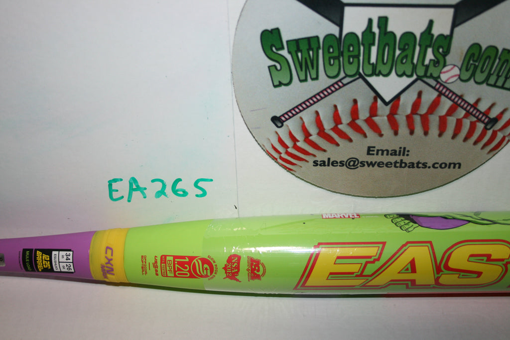 Only 1,000 made! Easton Marvel Incredible HULK Mule Load Slow Softball Bat