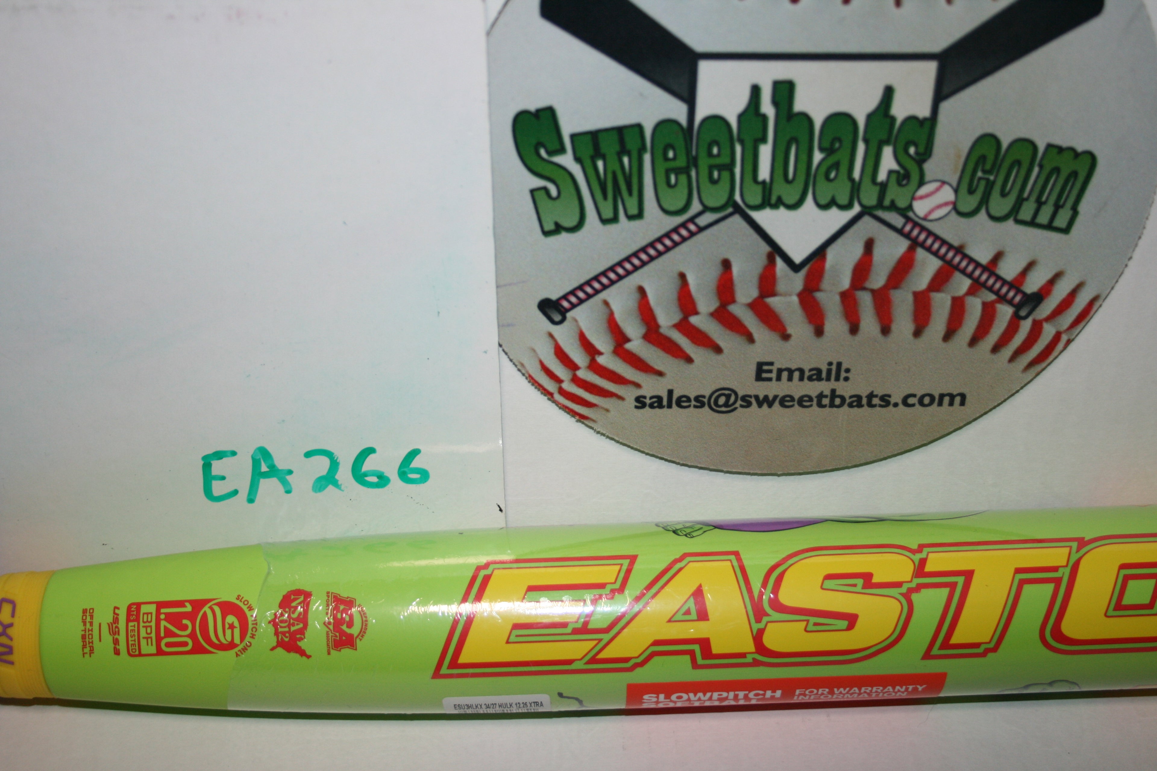 Only 1,000 made! Easton Marvel Incredible HULK Mule Load Slow Softball Bat