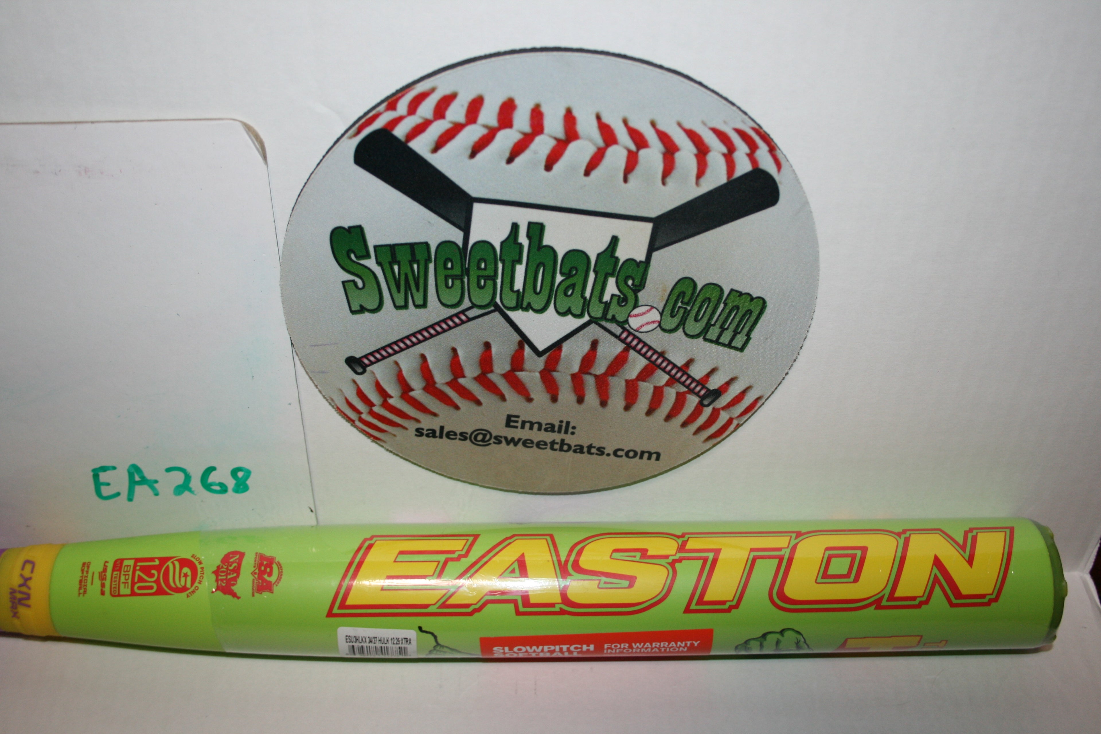 Only 1,000 made! Easton Marvel Incredible HULK Mule Load Slow Softball Bat