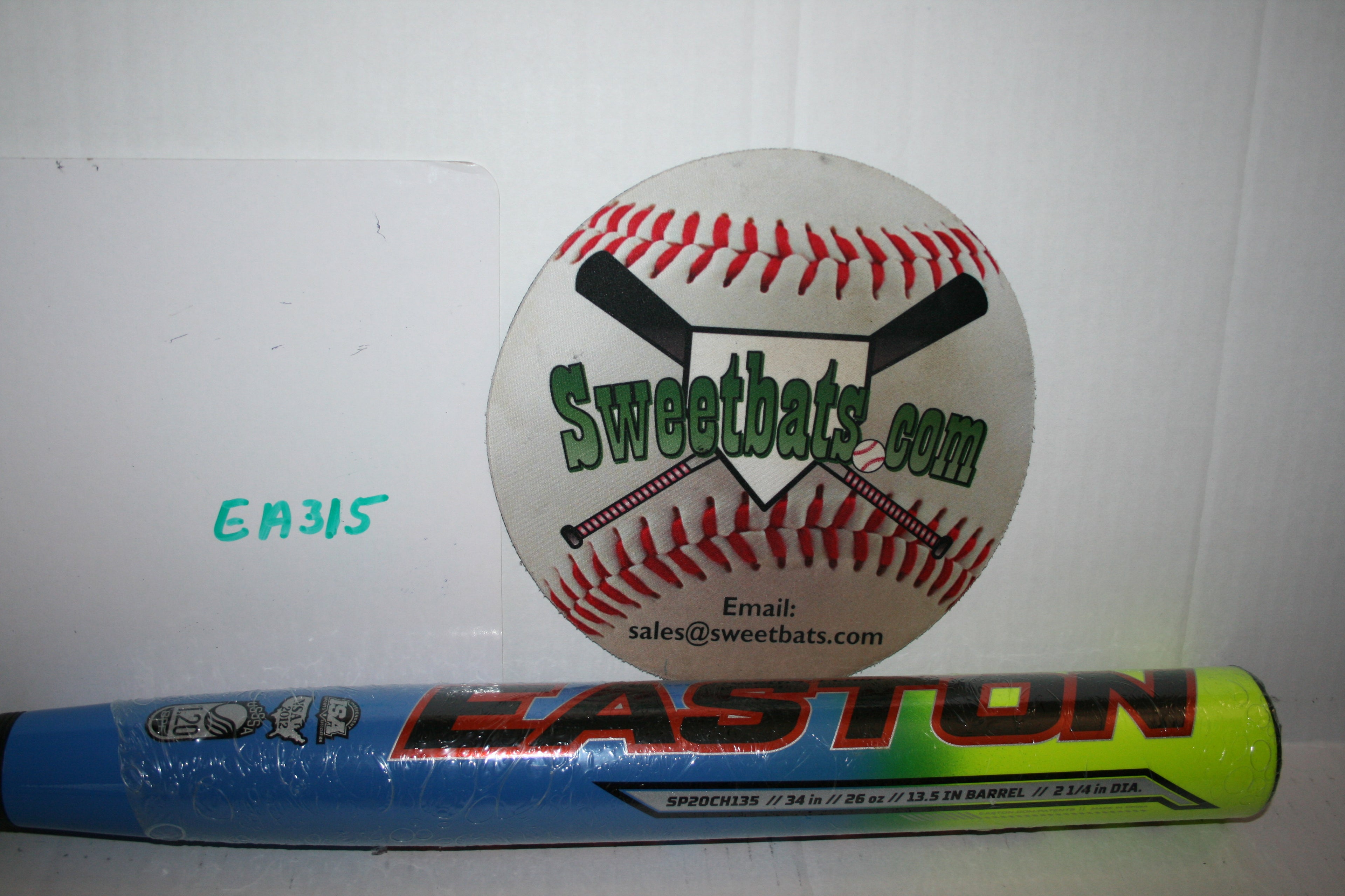 Only 16 MADE! Easton HELMER TRIBUTE Slowpitch Softball Bat 26 Fireflex USSSA 220