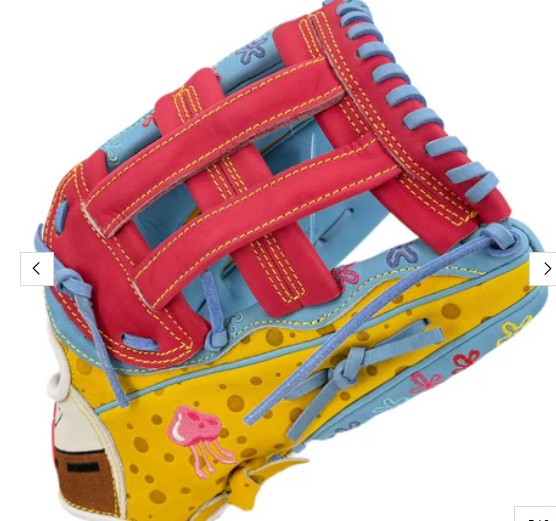 15" Inch Gem Gloves Slowpitch Softball Fielding Glove RHT Right Handed Throw Sponge Bob