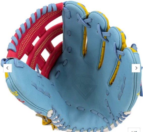 15" Inch Gem Gloves Slowpitch Softball Fielding Glove RHT Right Handed Throw Sponge Bob