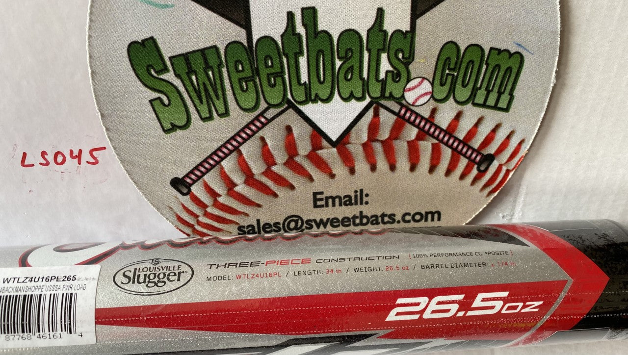 RARE 2016 NIW Louisville Slugger Backman Shoppe Power End Load Endload Softball Bat Z4 HOT USSSA 220