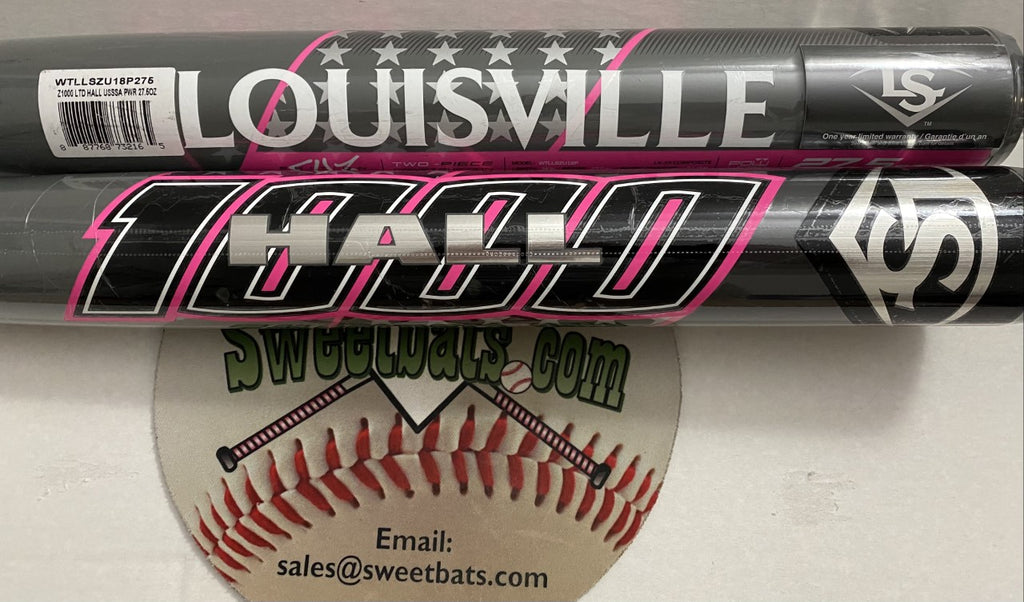 2018 Louisville Slugger Jeff Hall Z1000 Cuz USSSA 220 Bat WTLLSZU18P 27.5 NIW NEW