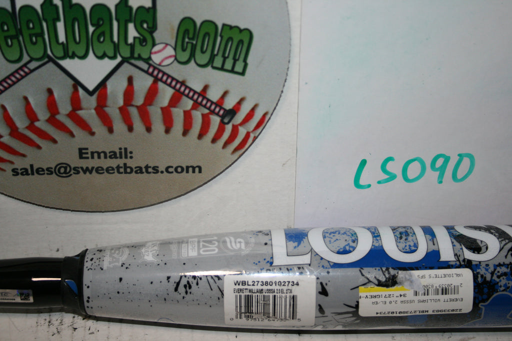 Louisville Slugger Genesis USSSA 240 Pass Em Out Everett Williams Signature Model Limited Edition Slowpitch softball bat 2 piece