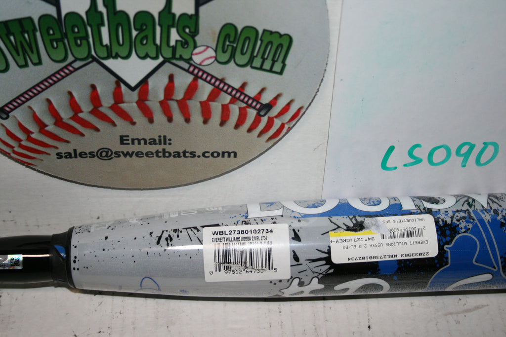 Louisville Slugger Genesis USSSA 240 Pass Em Out Everett Williams Signature Model Limited Edition Slowpitch softball bat 2 piece