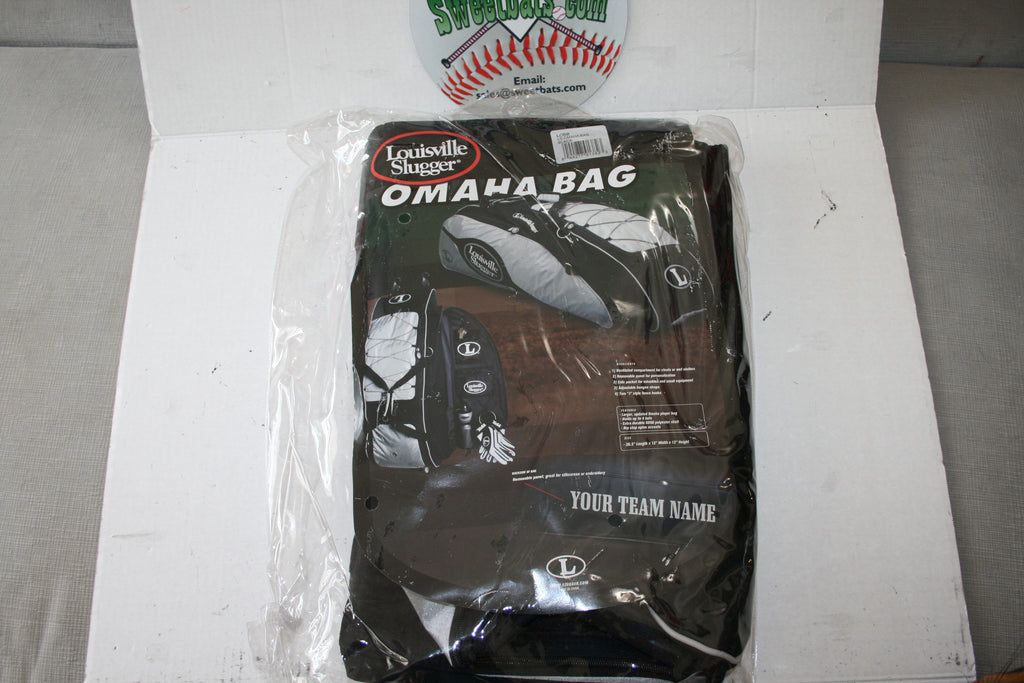 Louisville Slugger Omaha Equipment Locker Bag Black Grey Gray Baseball Softball
