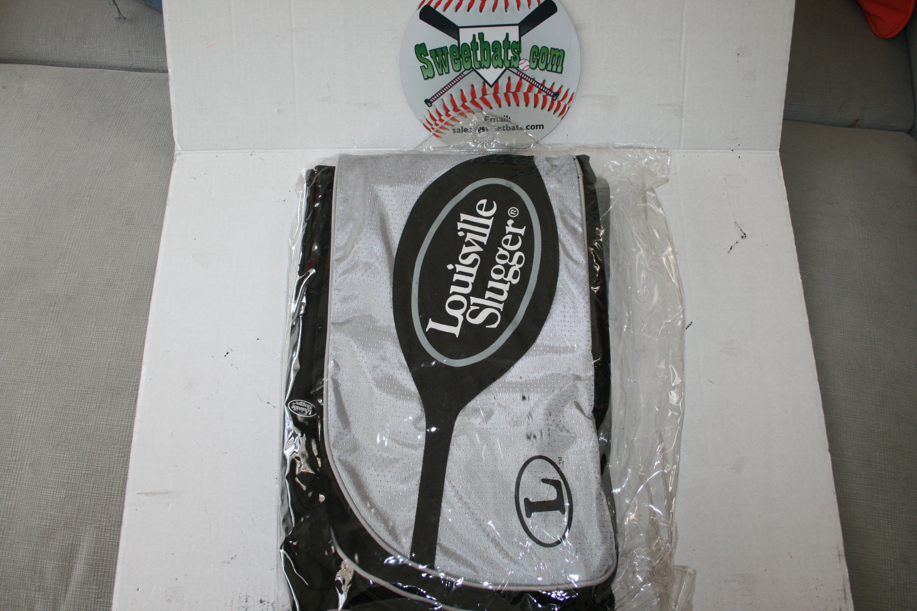 Louisville Slugger Omaha Equipment Locker Bag Black Grey Gray Baseball Softball