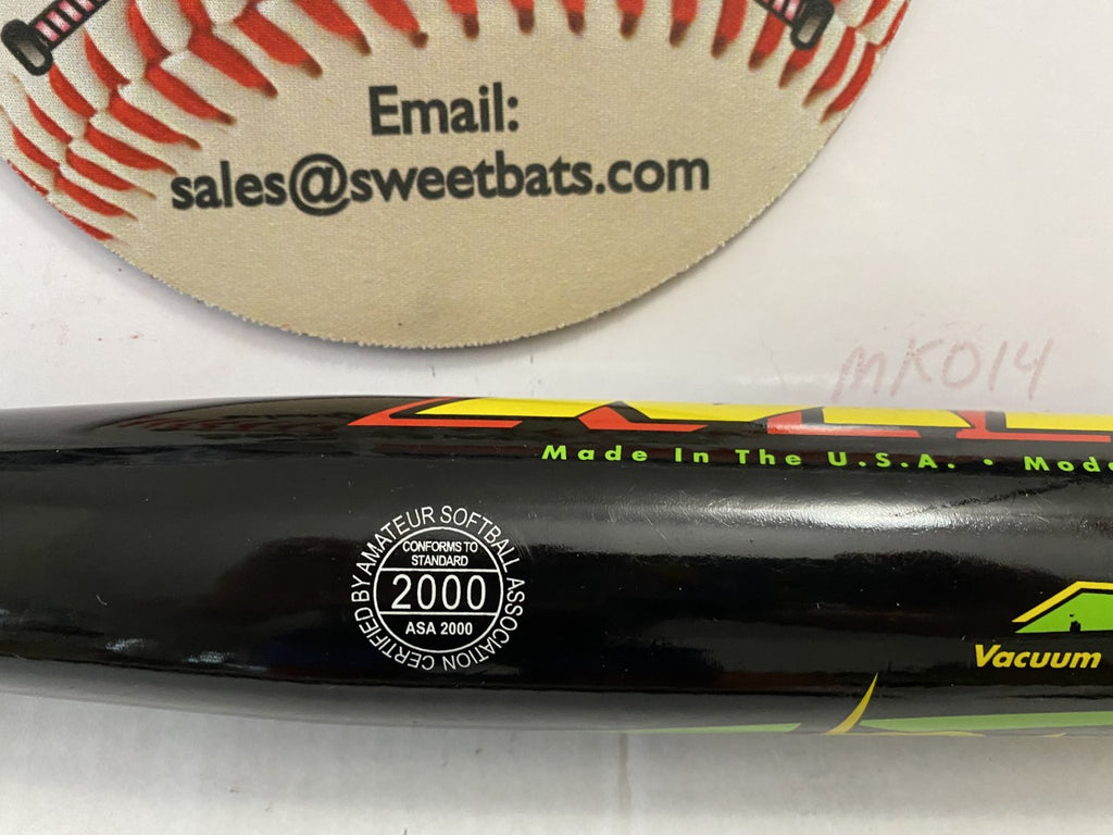 New RARE VINTAGE Miken VELOCIT-E VELOCITE 34 28 Softball bat ASA USA Softball Stamps MSVE-1
