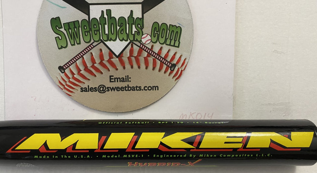 New RARE VINTAGE Miken VELOCIT-E VELOCITE 34 28 Softball bat ASA USA Softball Stamps MSVE-1