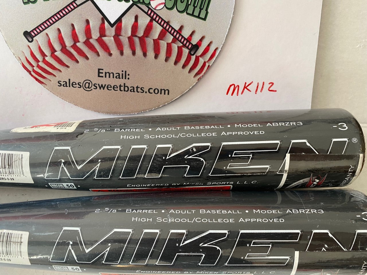 New Miken RZR Baseball Bat Drop 3 32 29 HOT -3 ABRZR3 2 5/8" NIW 2012 BBCOR Alum