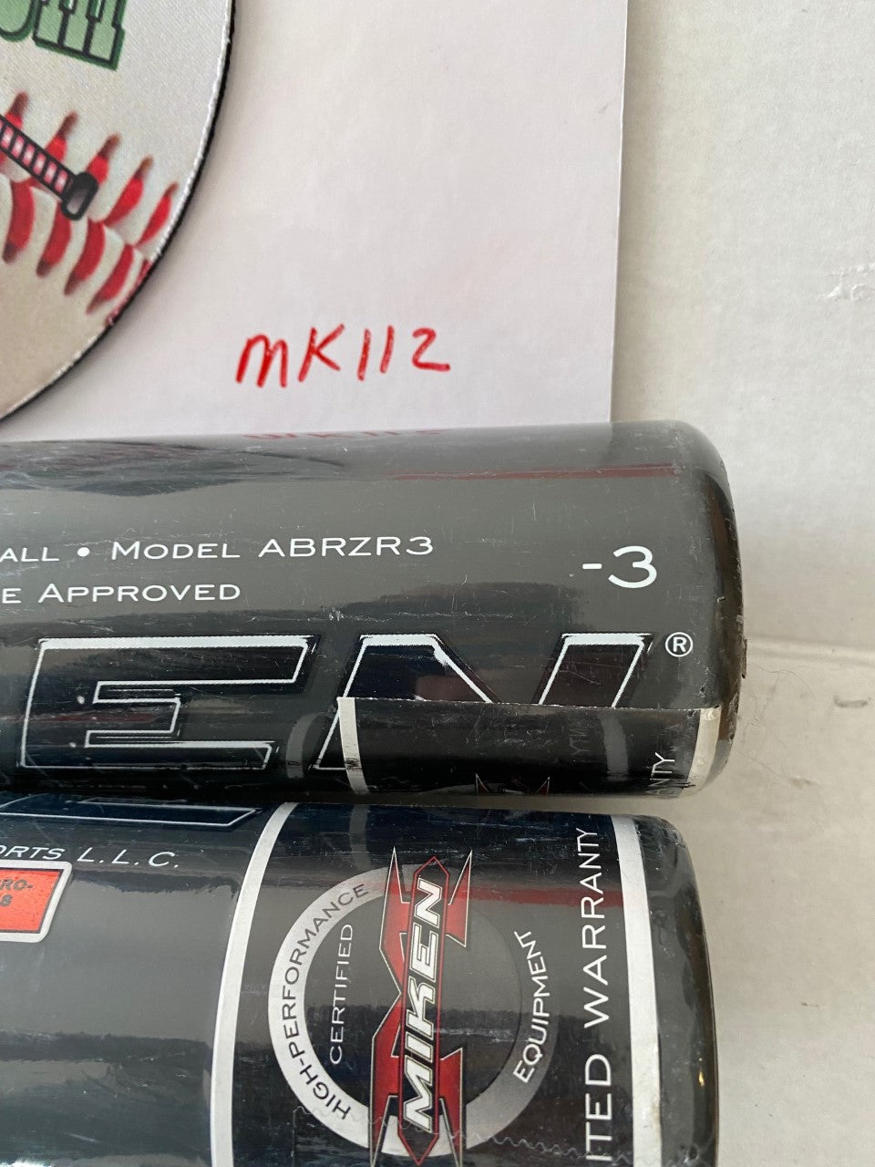 New Miken RZR Baseball Bat Drop 3 32 29 HOT -3 ABRZR3 2 5/8" NIW 2012 BBCOR Alum