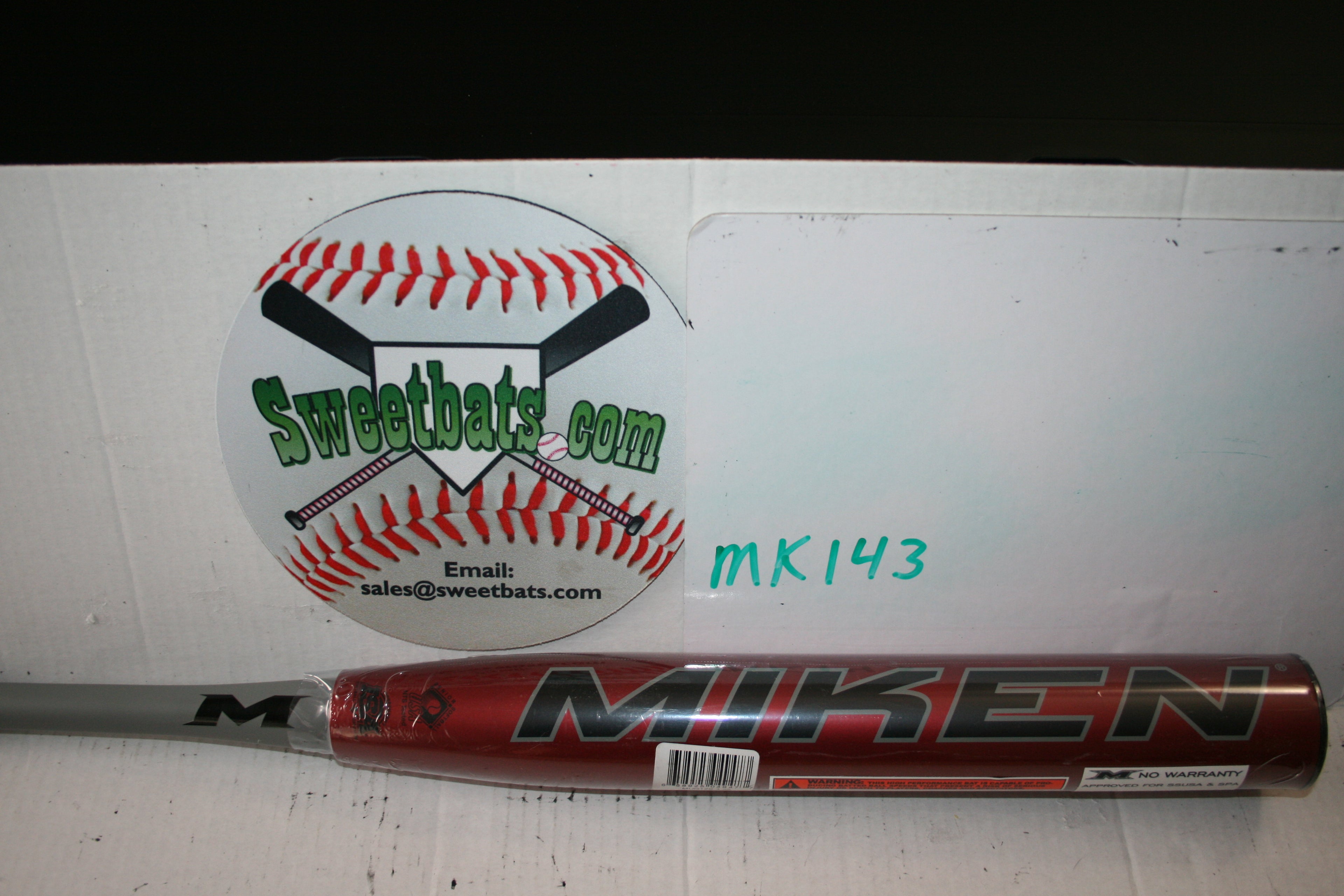 NIW New Senior Miken ULTRA GAMER MAXLOAD Slowpitch Softball Bat MUG12S SSUSA 12"