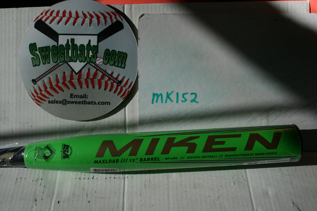 Senior Miken BAILEY ULTRA FUSION MAXLOAD Slowpitch Softball Bat MF12MS 27 SSUSA
