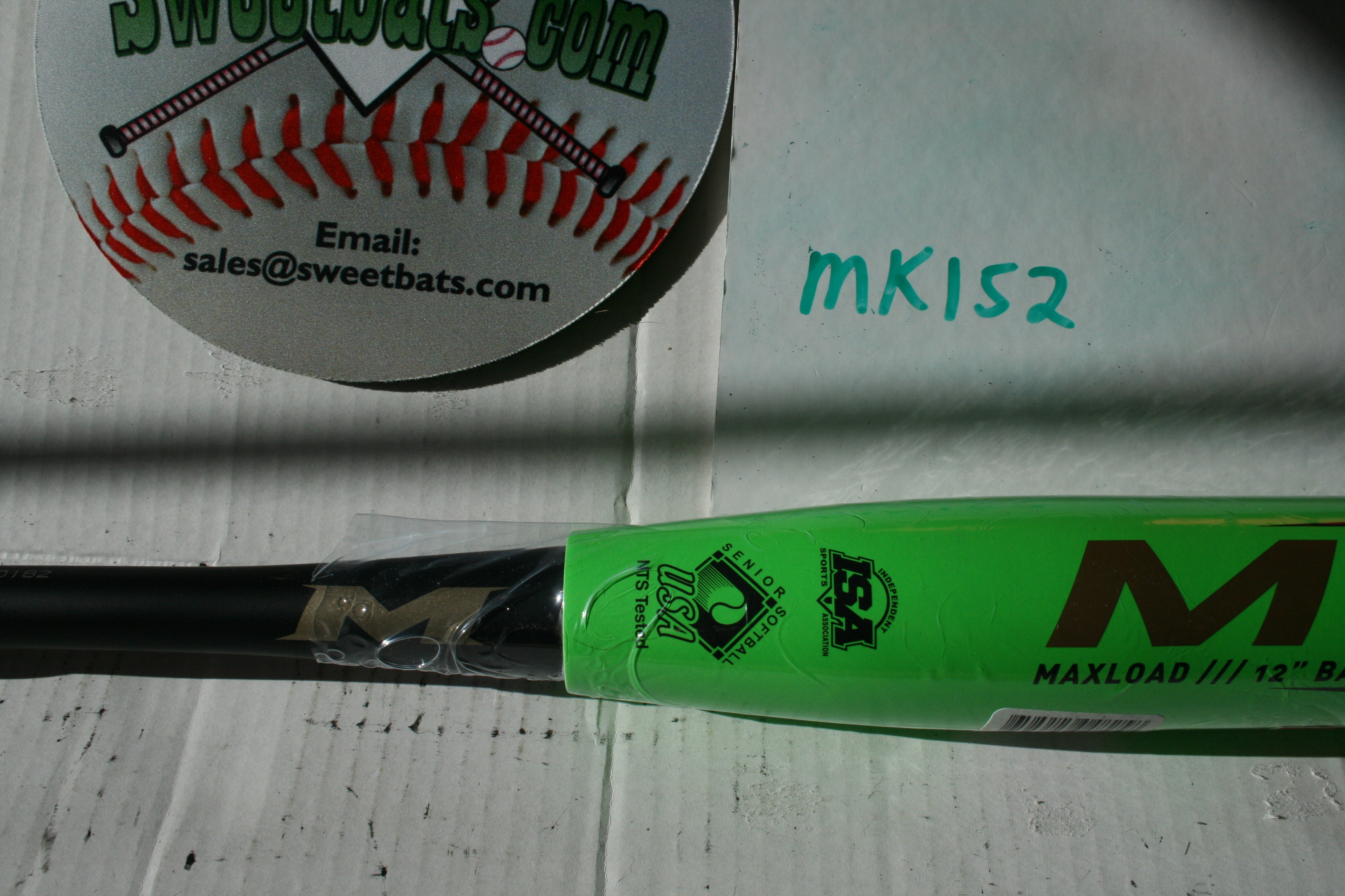 Senior Miken BAILEY ULTRA FUSION MAXLOAD Slowpitch Softball Bat MF12MS 27 SSUSA