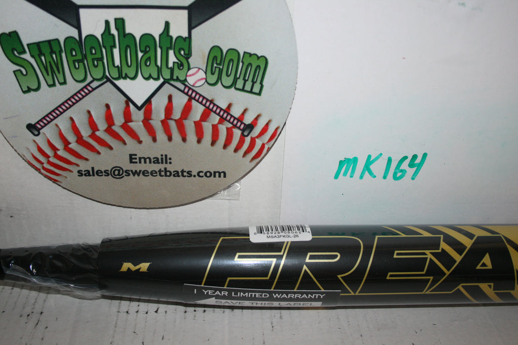 NIW Miken Freak GOLD RUSH USA Softball ASA MIDLOAD Mid Ld Slowpitch Softball Bat MSA3FKGL 12.5"