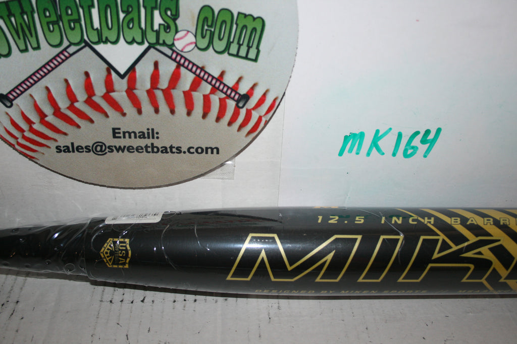 NIW Miken Freak GOLD RUSH USA Softball ASA MIDLOAD Mid Ld Slowpitch Softball Bat MSA3FKGL 12.5"