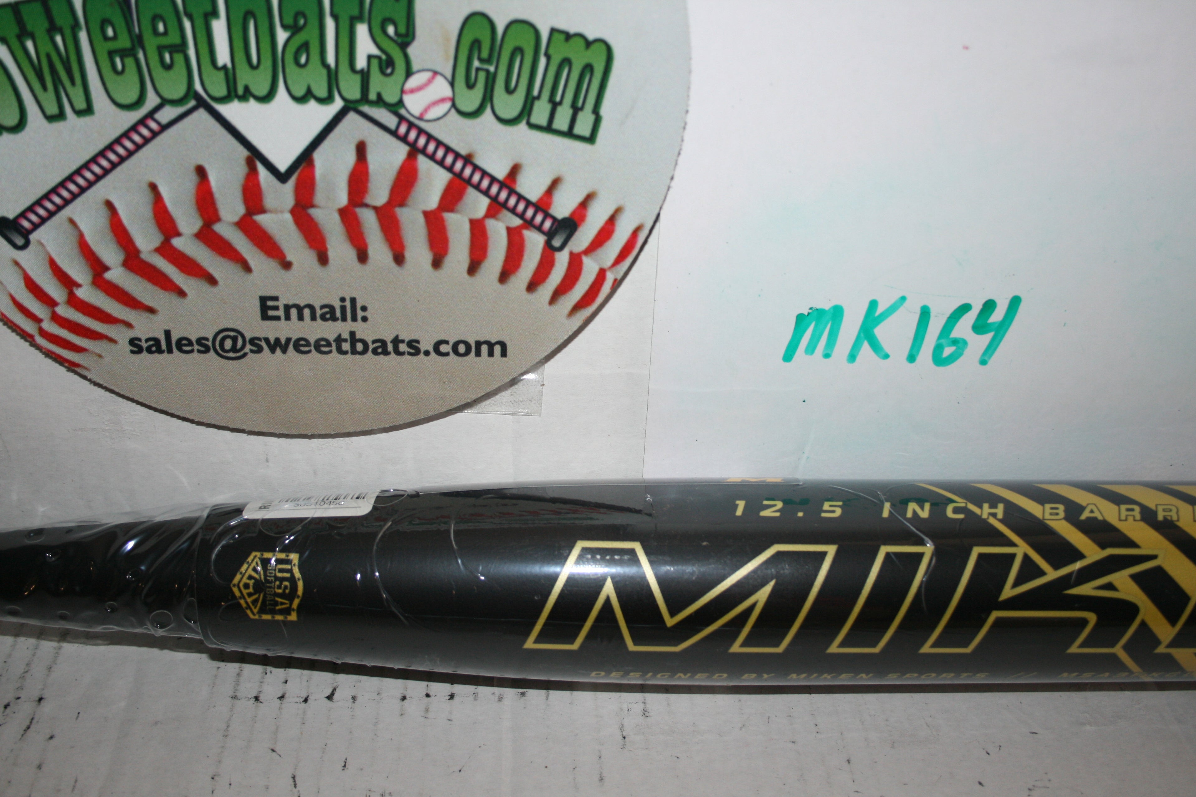 NIW Miken Freak GOLD RUSH USA Softball ASA MIDLOAD Mid Ld Slowpitch Softball Bat MSA3FKGL 12.5"