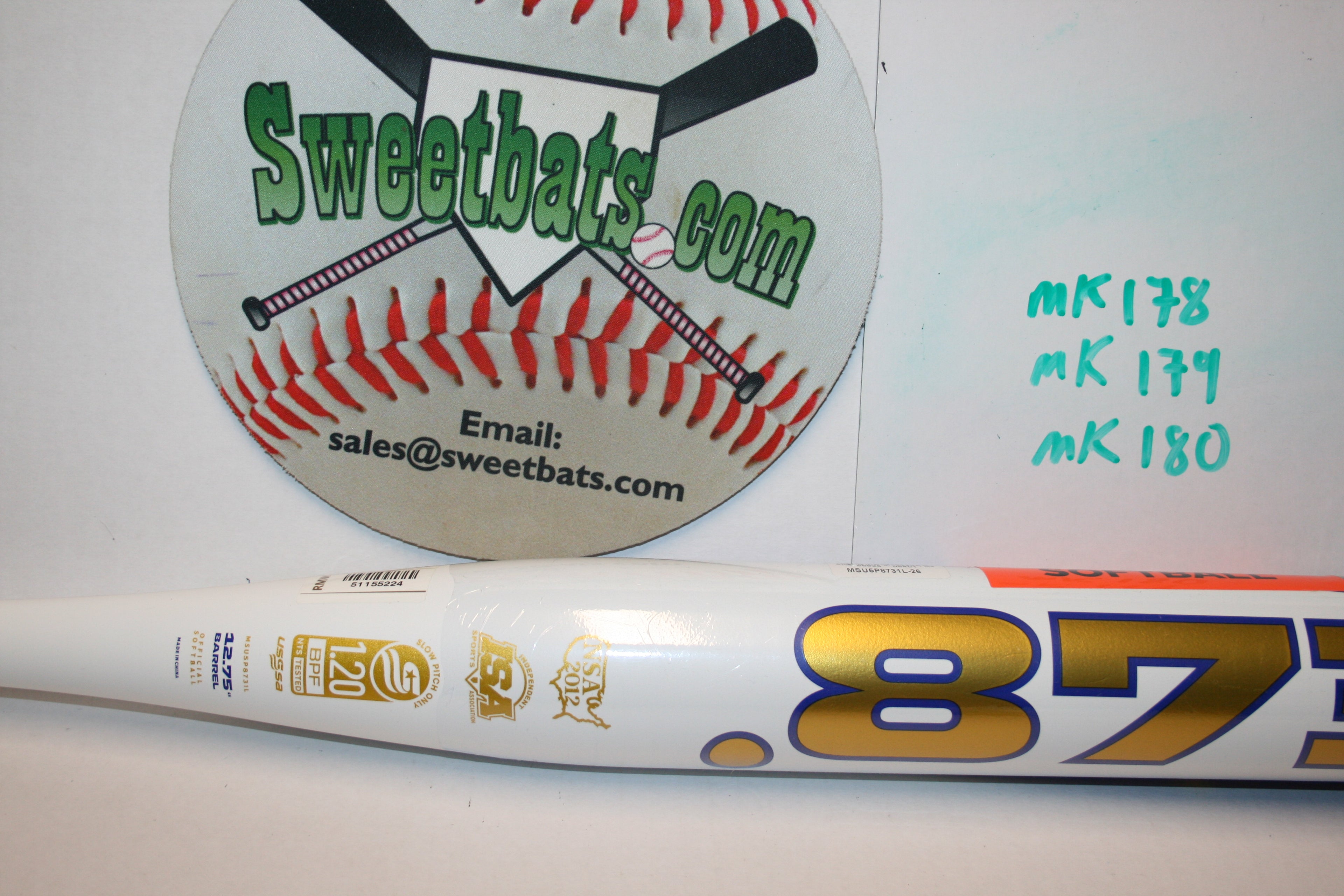 .873 Miken 23 KP Kyle Pearson Maxload Softball Bat USSSA 240 NSA MSU5P8731L 873