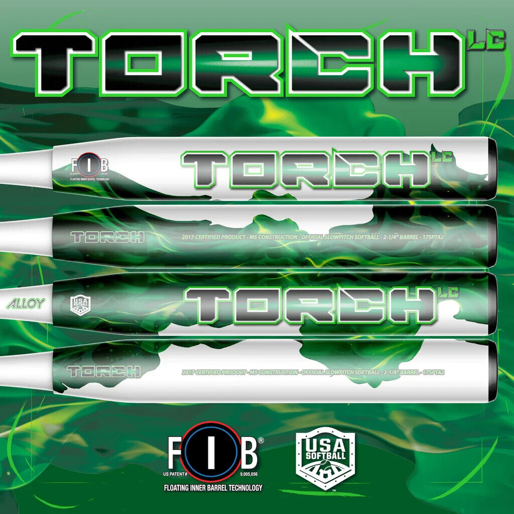 ONLY 300 MADE! 2017 GREEN Hulk TORCH USA Monsta SOFTBALL BAT ALLOY HANDLE 25