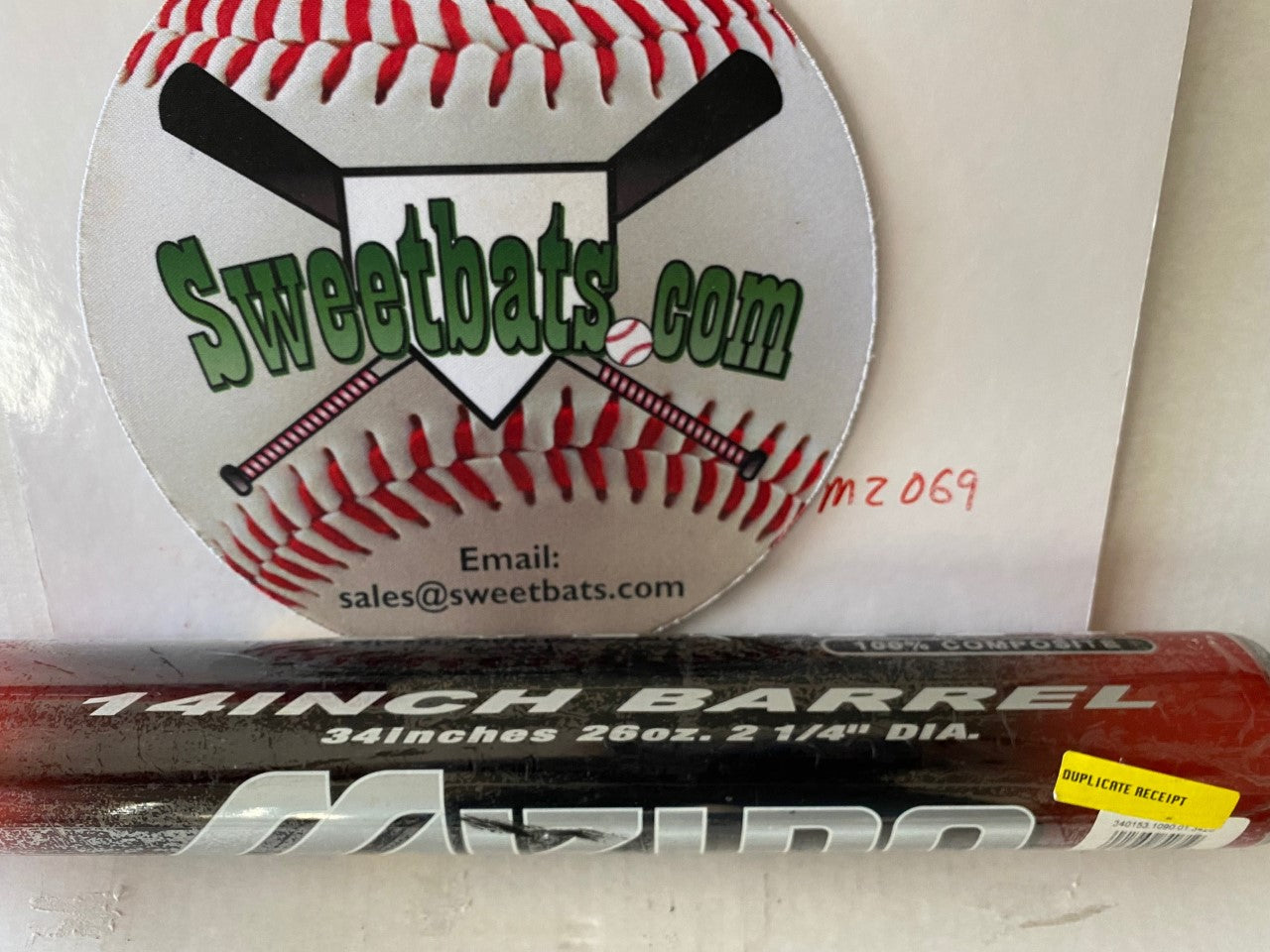 New Mizuno Wrath Extended Softball Bat 34 DUAL STAMP ASA USA USSSA 220 Techfire 14"340153 NIW