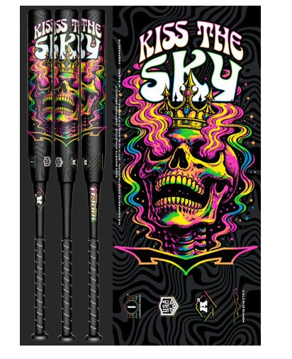 2027 Limited Edition Monsta KISS the SKY Torch Softball Bat Slowpitch 25 oz M2 ASA USA