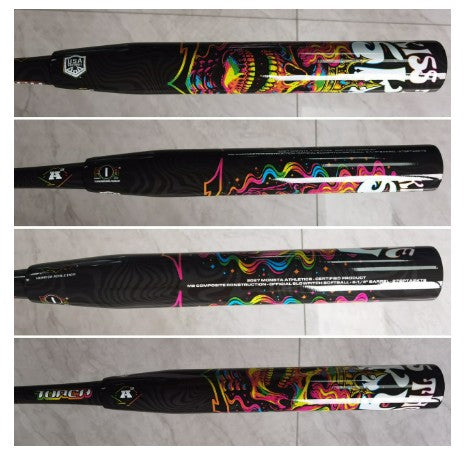 2027 Limited Edition Monsta KISS the SKY Torch Softball Bat Slowpitch 25 oz M2 ASA USA