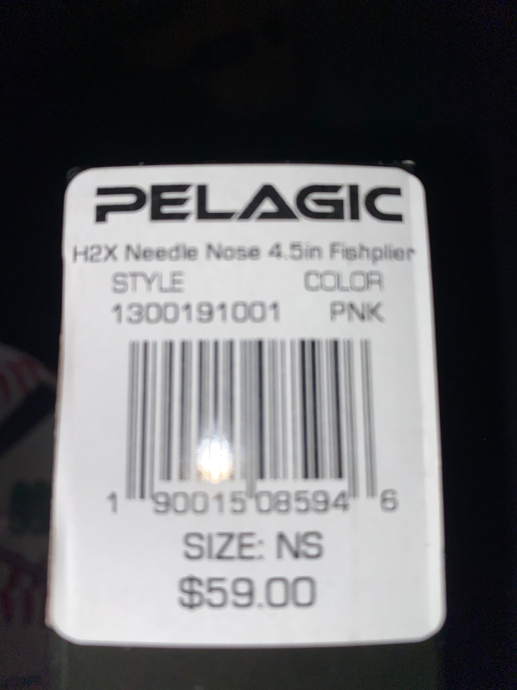 PELAGIC Needle Nose Fishing Plier Pliers Pink 4.5" Titanium Cutters Sheath $60