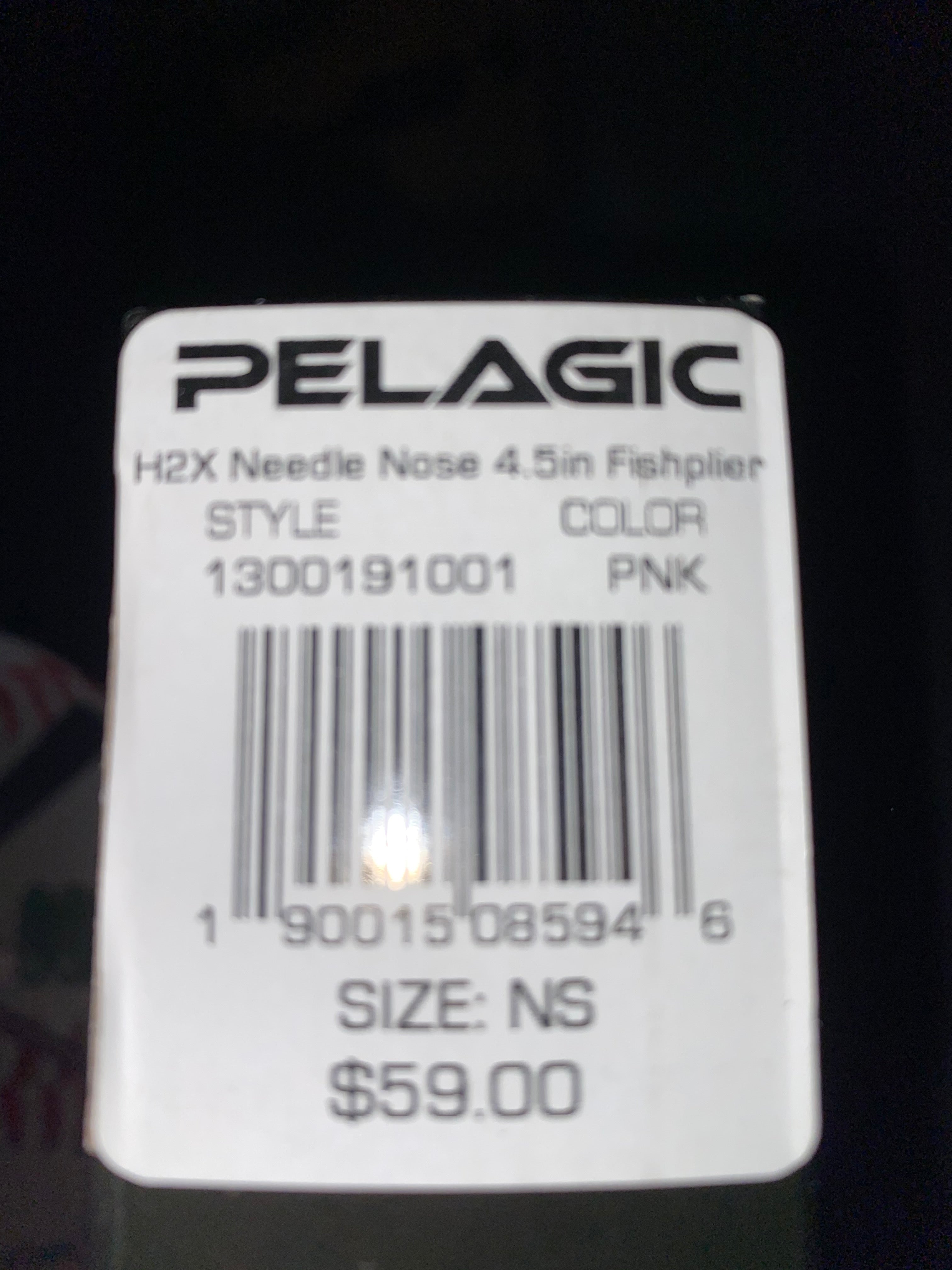 PELAGIC Needle Nose Fishing Plier Pliers Pink 4.5" Titanium Cutters Sheath $60