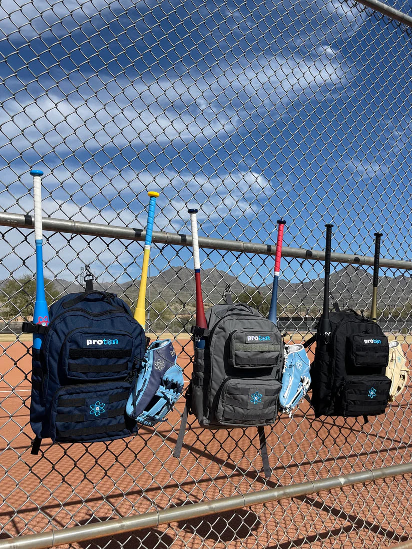 Proton Sports Baseball Softball Bat Backpack Tactical Grey Gray Sold Out! NEW