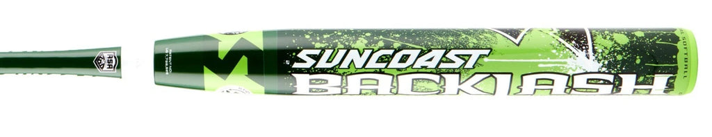 2025 Suncoast BACKLASH Slowpitch Softball Bat SBASAE ASA/USA 2-Piece 13" End Load