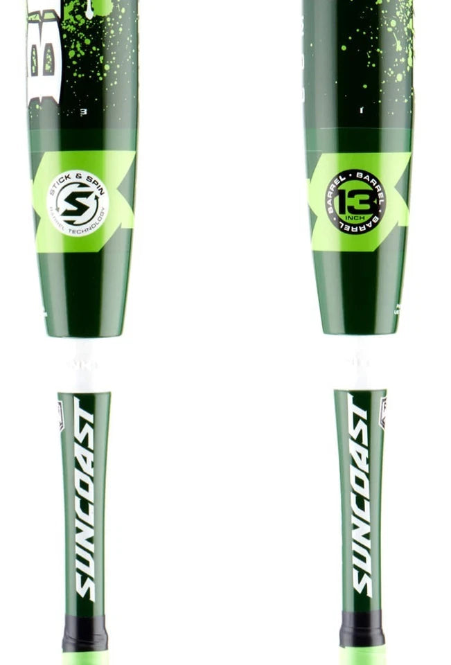 2025 Suncoast BACKLASH Slowpitch Softball Bat SBASAE ASA/USA 2-Piece 13" End Load