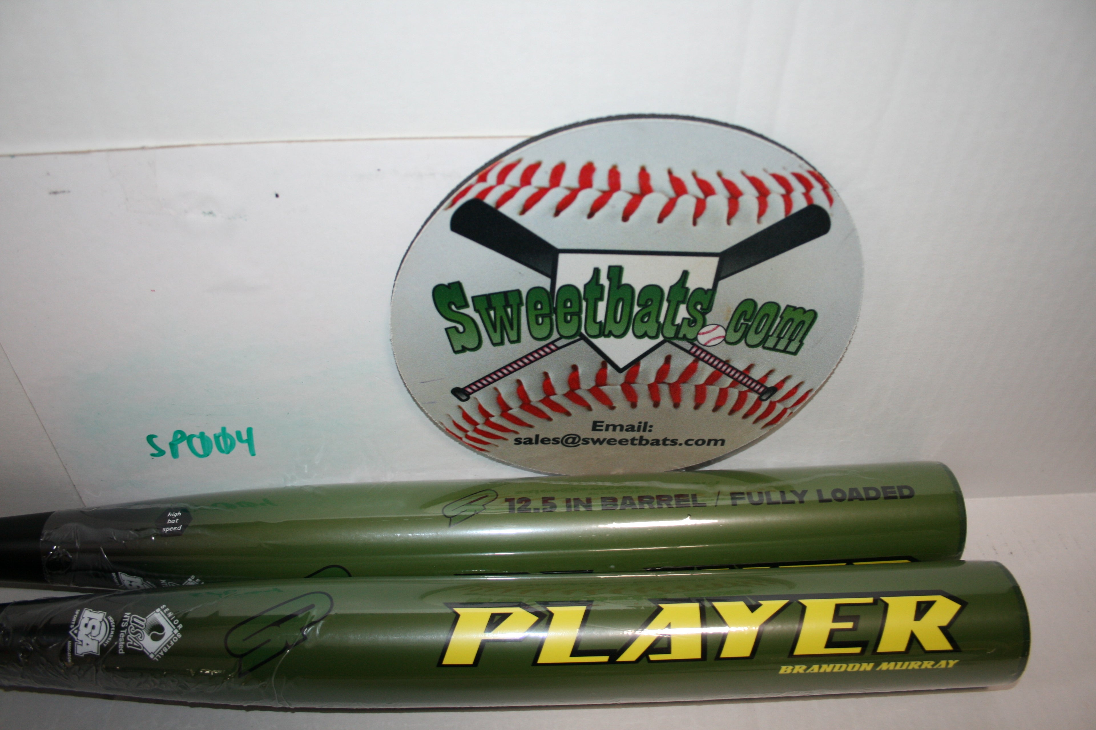 Short Porch Brandon Murray Senior Slowpitch Softball Bat SSUSA 12.5" 1 piece