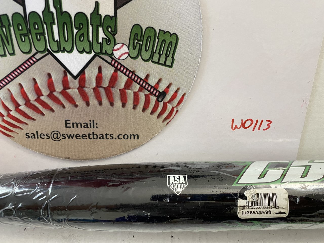Rare 2006 Worth BLACK EST Whiplash Aluminum softball bat ASA 2004 NIW NEW BLAC98