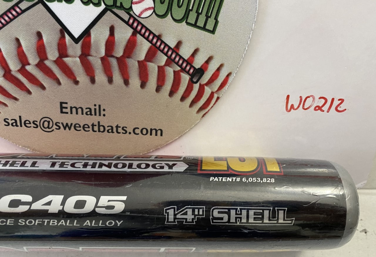 Ultra Rare Worth SSEST Aluminum C405 softball bat Black ASA 2000 NIW EST 28.5