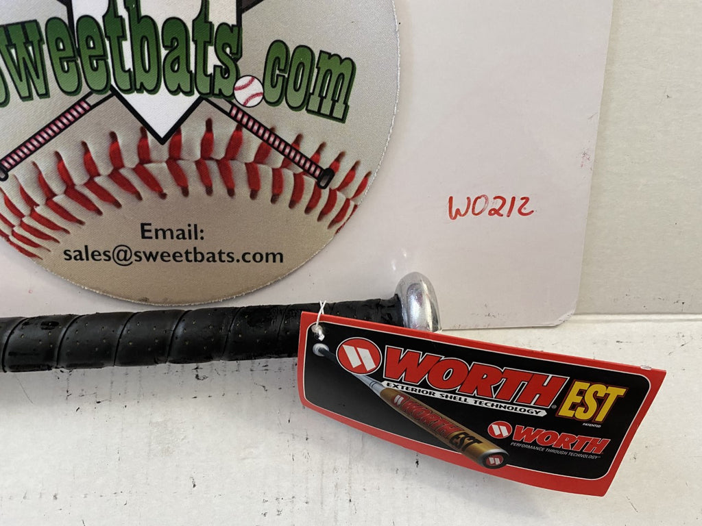 Ultra Rare Worth SSEST Aluminum C405 softball bat Black ASA 2000 NIW EST 28.5