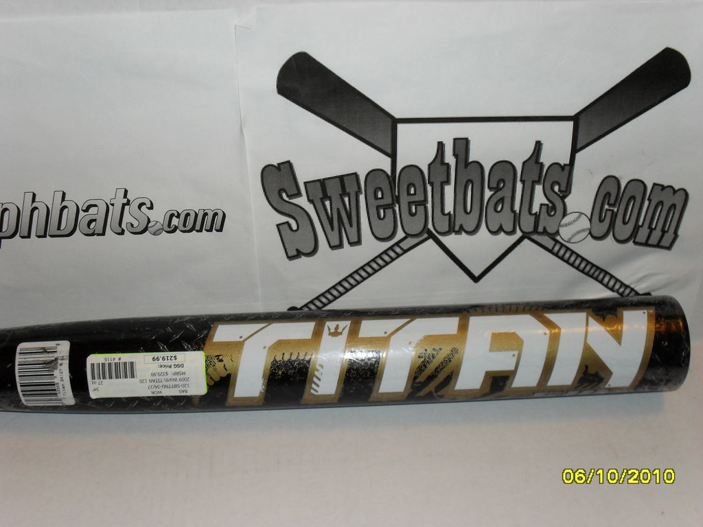 RARE 2009 Worth TITAN USSSA 220 NSA 5.4L softball bat 27.9 oz HOT 1 piece 28 SBTTNU