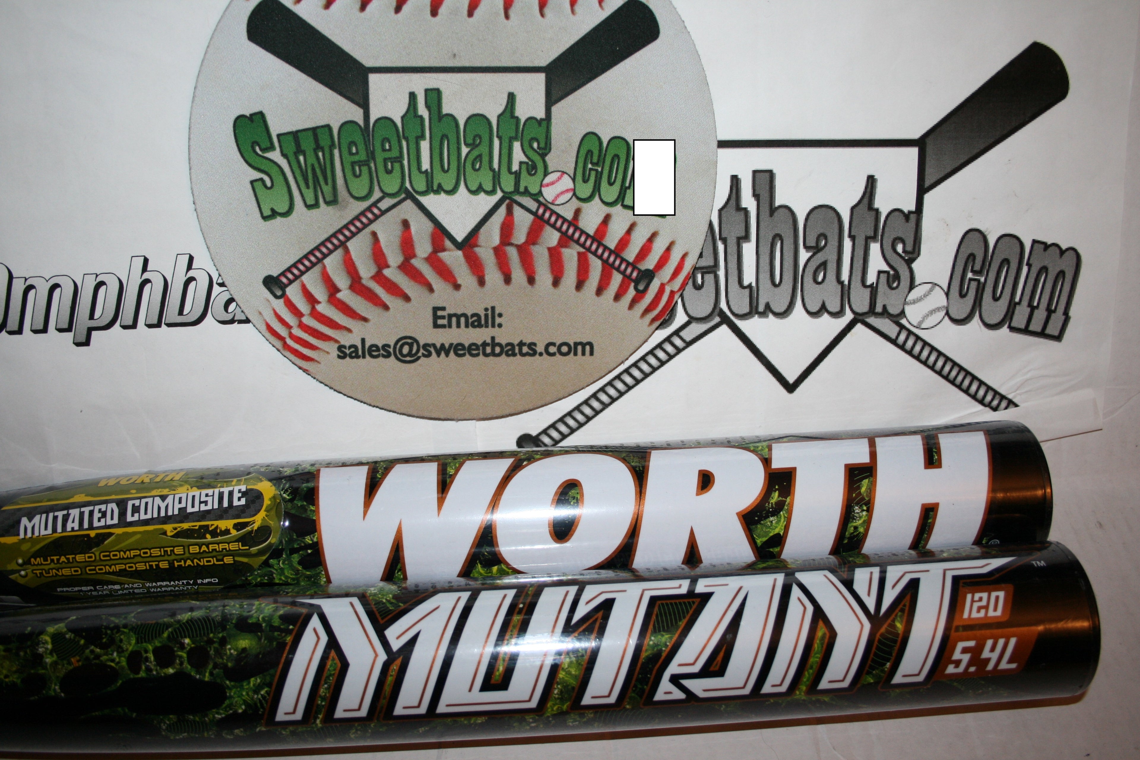 NIW RARE 2011 Worth MUTANT 120 Slowpitch Softball bat SBMTD HOT 34 26 5.4L USSSA 220