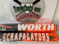 RARE Worth Mayhem Team Drash Scrapalators Softball Bat 34 NIW USSSA 220 SBSCRU UTrip