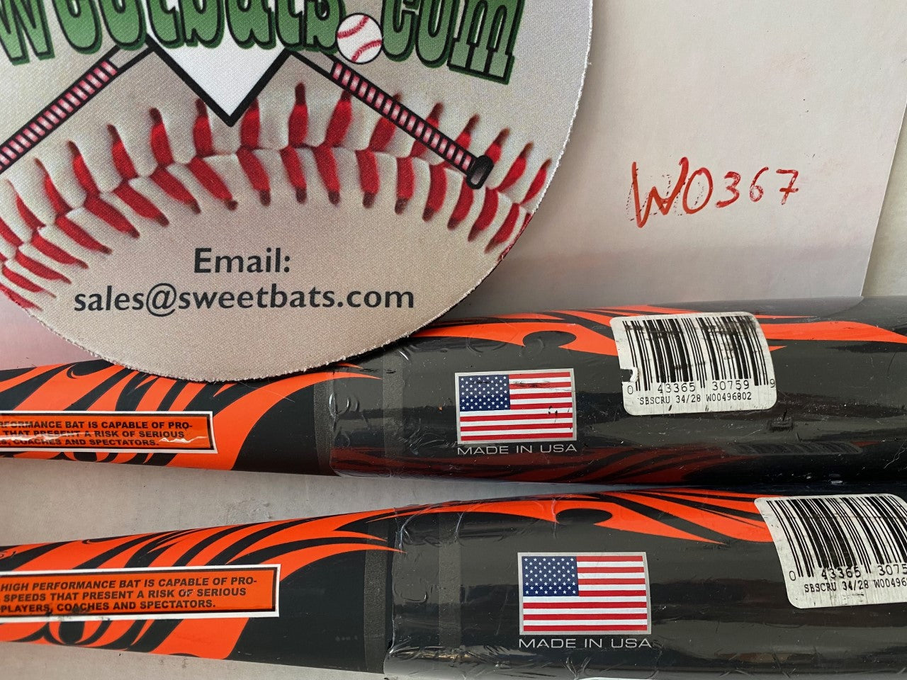 RARE Worth Mayhem Team Drash Scrapalators Softball Bat 34 NIW USSSA 220 SBSCRU UTrip