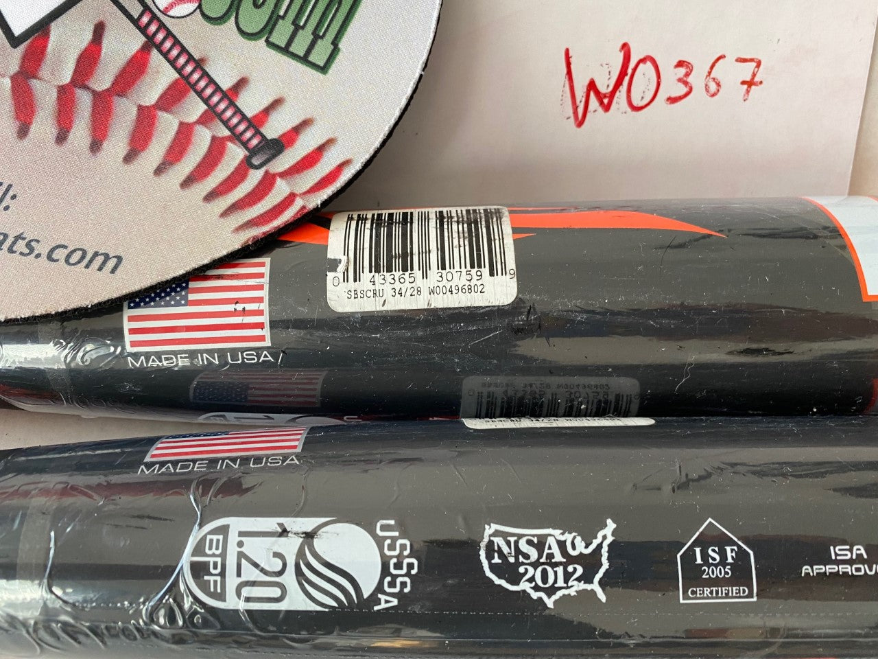RARE Worth Mayhem Team Drash Scrapalators Softball Bat 34 NIW USSSA 220 SBSCRU UTrip