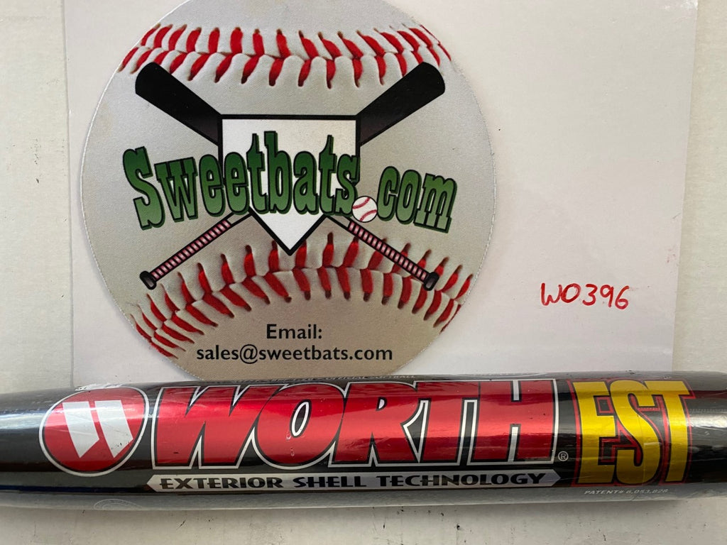 RARE NIW NEW Worth SSEST Aluminum C405 softball bat Black ASA 2000 EST 28 34 28.4
