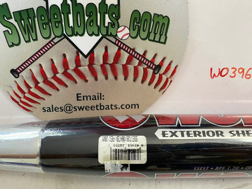 RARE NIW NEW Worth SSEST Aluminum C405 softball bat Black ASA 2000 EST 28 34 28.4