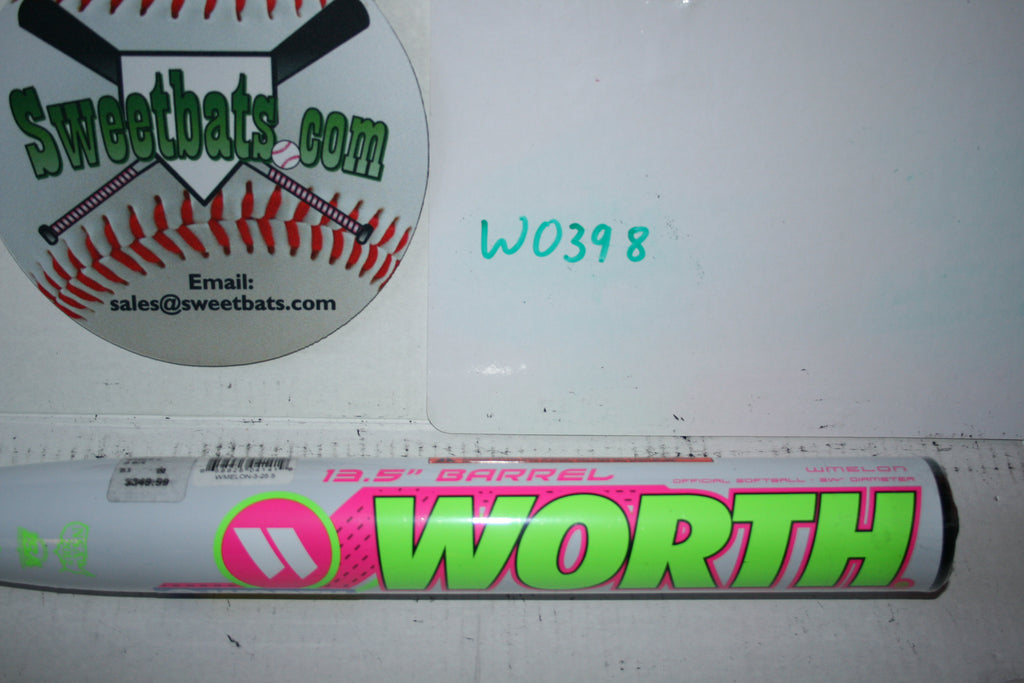 RARE 2019 Worth LEGIT Watermelon USSSA 220 Slowpitch Softball bat 34 WMELON NIW