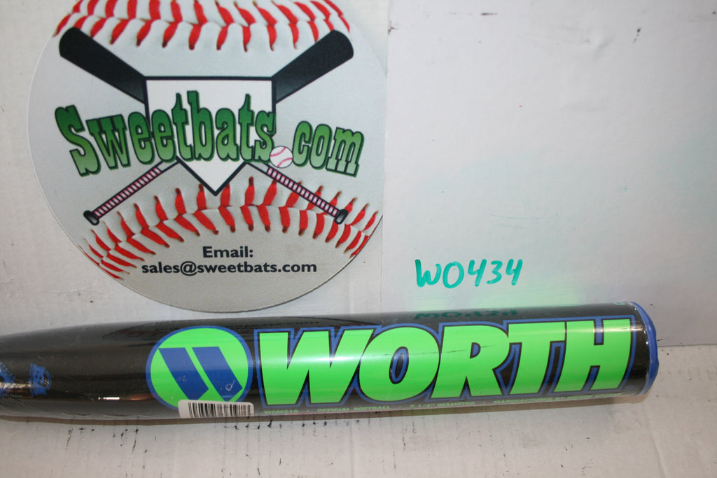 NIW 2022 Worth AT18 AT 18 GAMER XL Senior Slowpitch Softball Bat WGM21S SSUSA 12.5