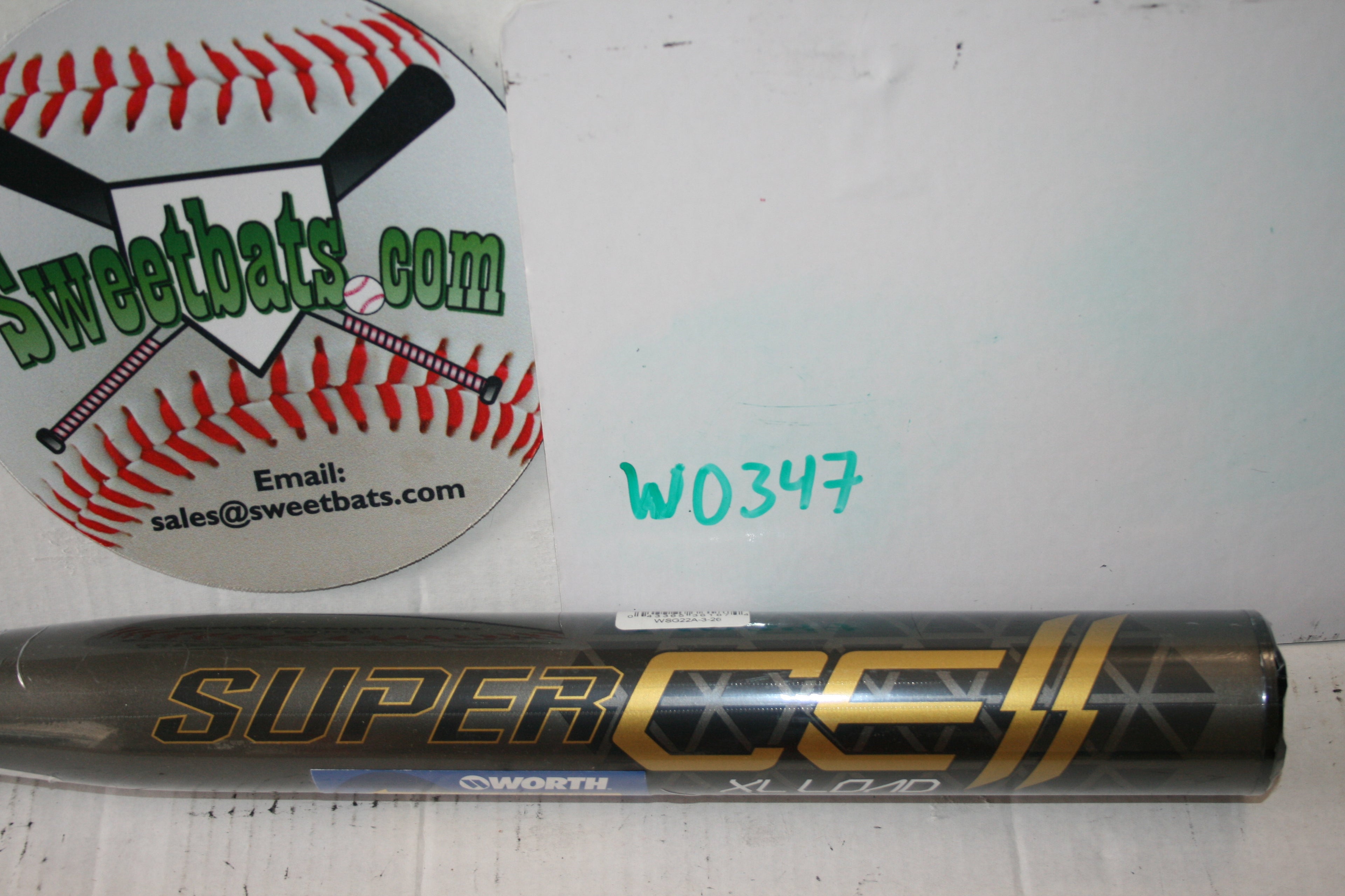 NIW Worth SuperCell XL GOLD ASA USA Softball Slowpitch Softball Bat WSG22A 13.5" 2022