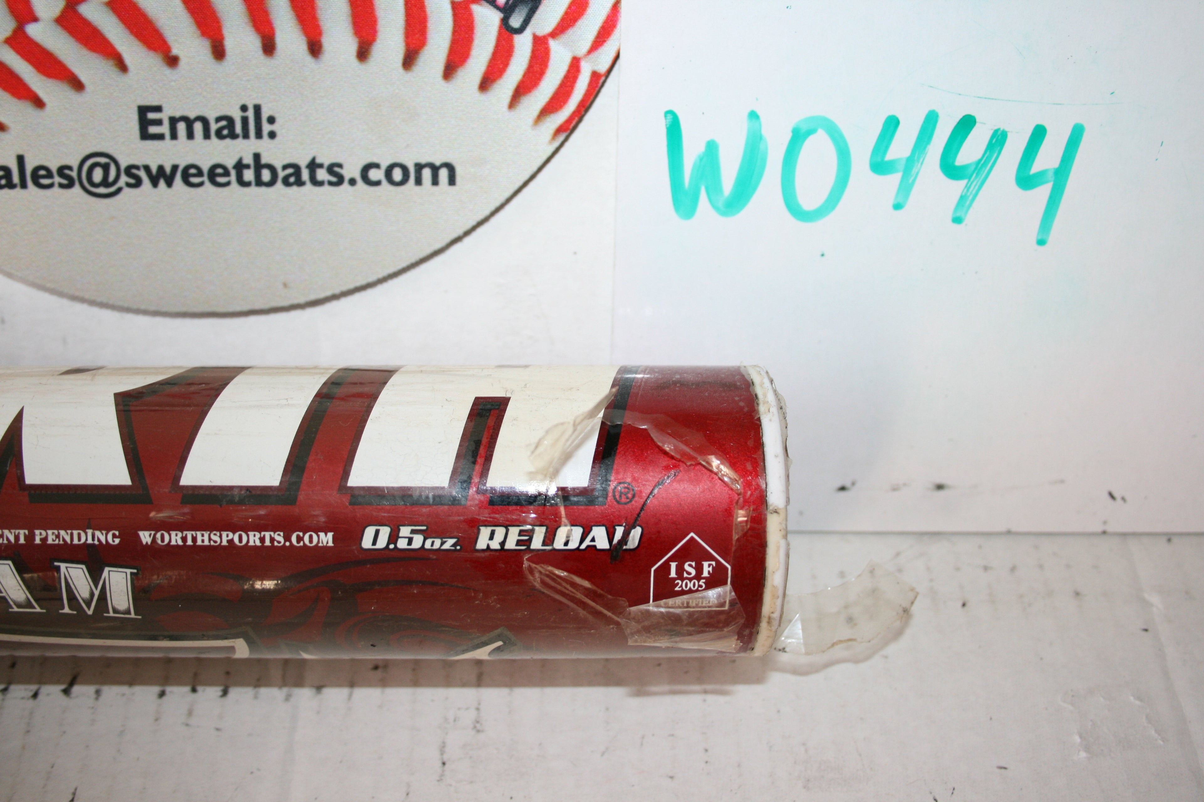 Worth TEAM 454 SB45US USSSA 220 NSA Softball Bat NIW New RELOAD END LOAD Endload SLOWPITCH